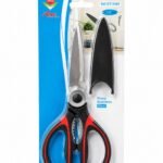 Aove 203mm 8-inch Kitchen Scissors with Sheath – Sharp Stainless Steel (DT-9380)