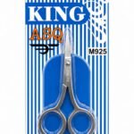 KING (ASQ) 120mm 4.7-inch Stainless Steel Scissors (SQ120)