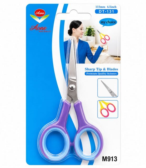 Aone 115mm 4.5-inch Mini Scissors – Sharp Tip & Blades (DT-131)