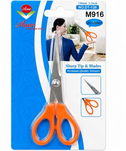 Aone 130mm 5.1-inch Scissors – Sharp Tip & Blades (DT-129)