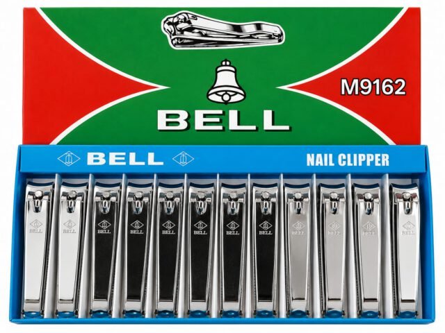 Bell Stainless Steel Nail Clipper – Display Box of 12