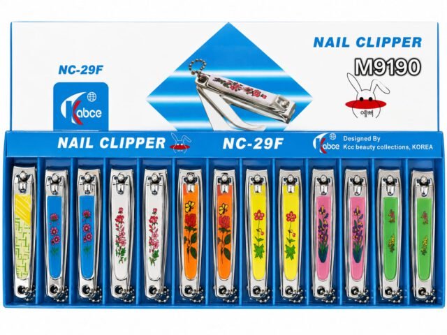 Kabce NC-29F Nail Clipper with Keychain – Floral Design Box