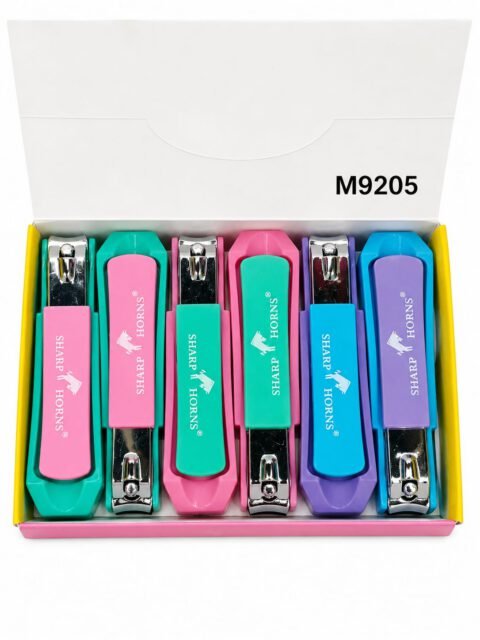 Sharp Horns Nail Clipper – Pastel Handle (Assorted, Pack of 6)
