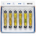 WM Nail Clipper – Gold Decorative Design (Pack of 6)