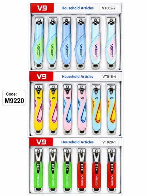 V9 Nail Clipper Household Set – Assorted Designs (VT862-2, VT816-4, VT828-1)