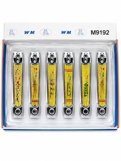 WM Nail Clipper – Gold Decorative Design (Pack of 6)