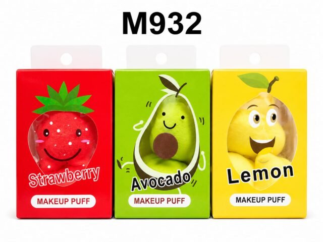 Fruit Collection Makeup Puff Set (3 Pieces)