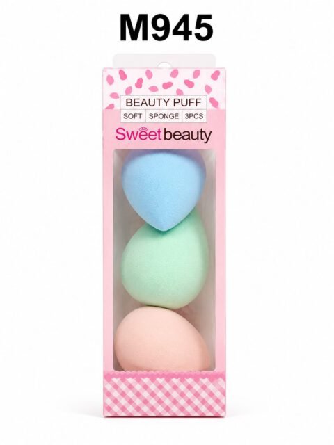 Sweet Beauty Makeup Sponge Set (3 Pieces)