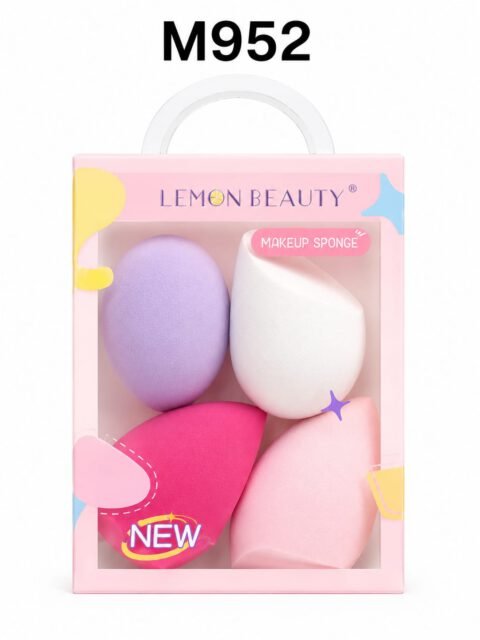 Lemon Beauty Makeup Sponge Set (4 Pieces)