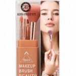Kiss Pretty 5-Piece Makeup Brush Set with Holder
