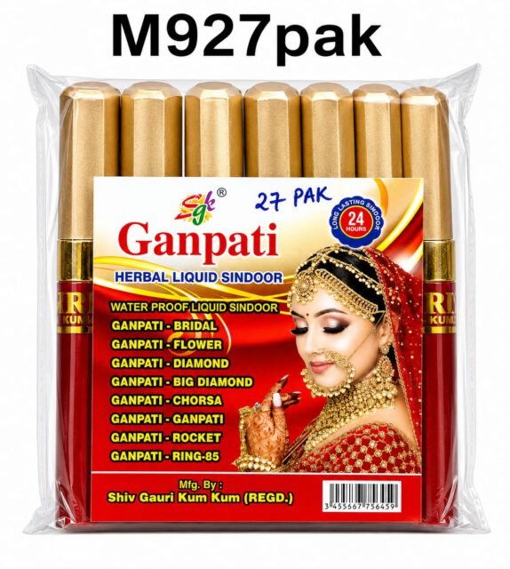 Ganpati Herbal Liquid Sindoor 27 Pack