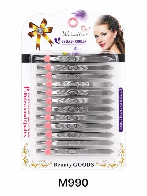 Weisaifuer Professional Beauty Tweezers Set