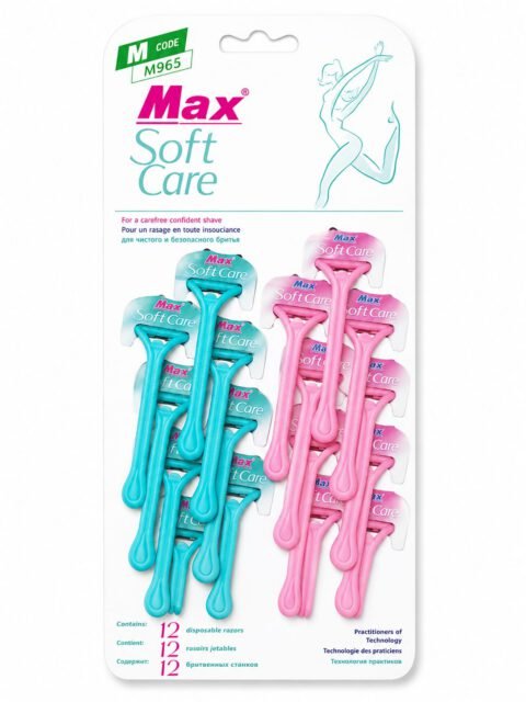Max Soft Care Disposable Women's Razors (Pack of 12)